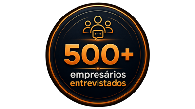Mais de 500 empresários entrevistados
